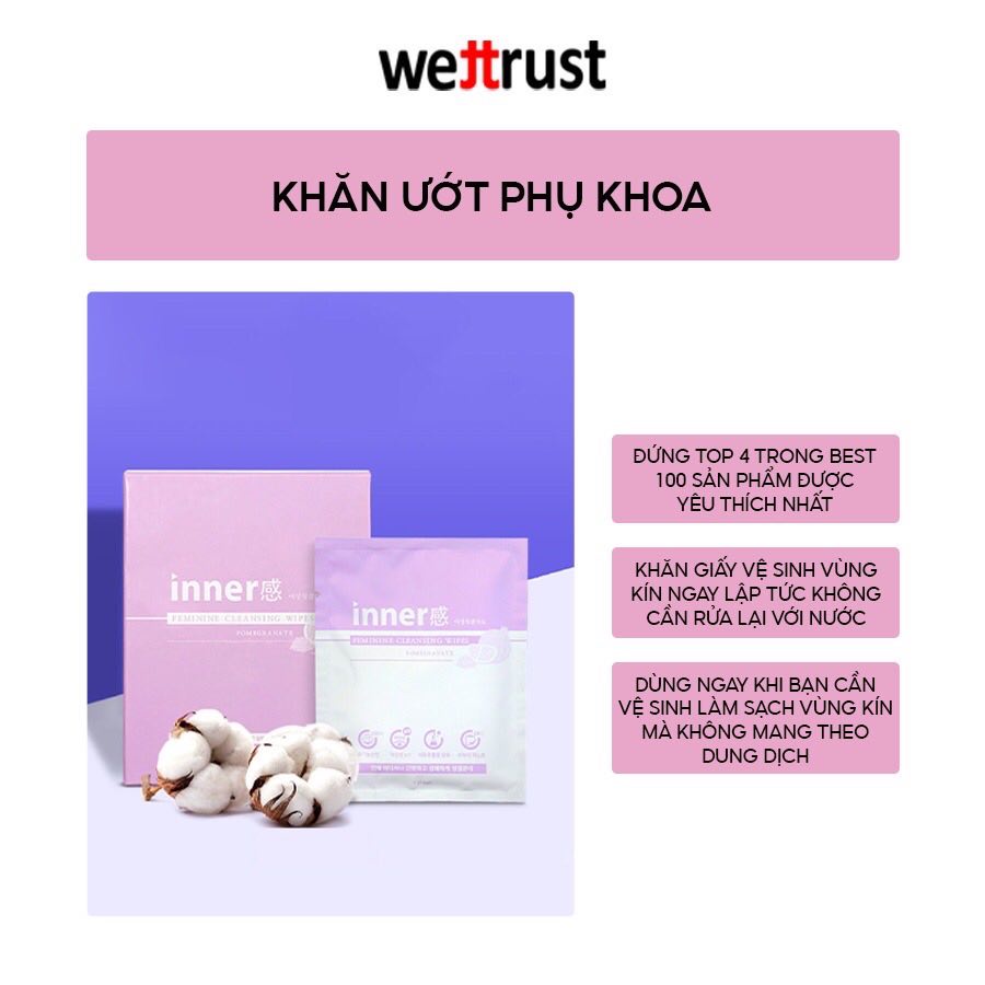 [Mã BMBAU50 giảm 7% đơn 99K] [COMBO TIẾT KIỆM ] Dung Dịch Vệ Sinh Inner Gel Xanh + Cam + Khăn Ướt Khử Mùi Sạch Khuẩn