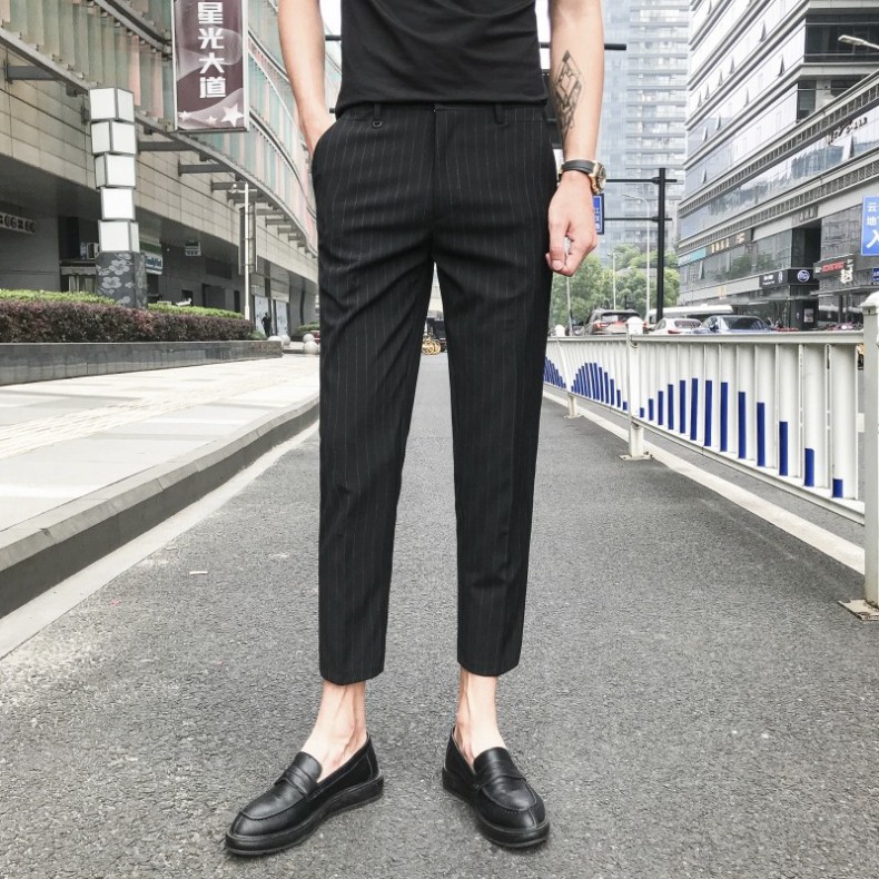 Quần tây âu nam kẻ caro chất vải cotton, chuẩn thiết kế hàn quốc, cực tôn dáng, lịch sự, trẻ trung
