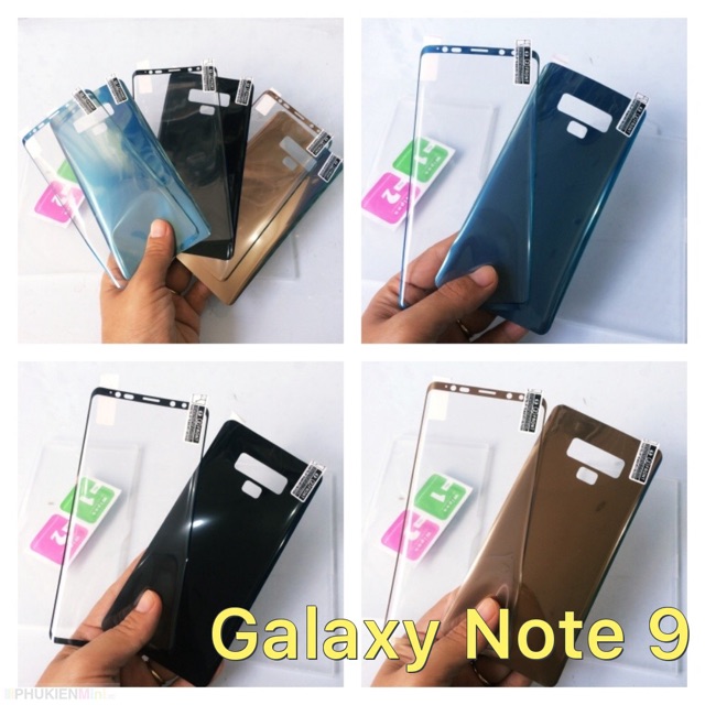 Miếng Dán Dẻo Màu 2 Mặt S7edge S8 S8plus S9 S9plus Note8 Note9