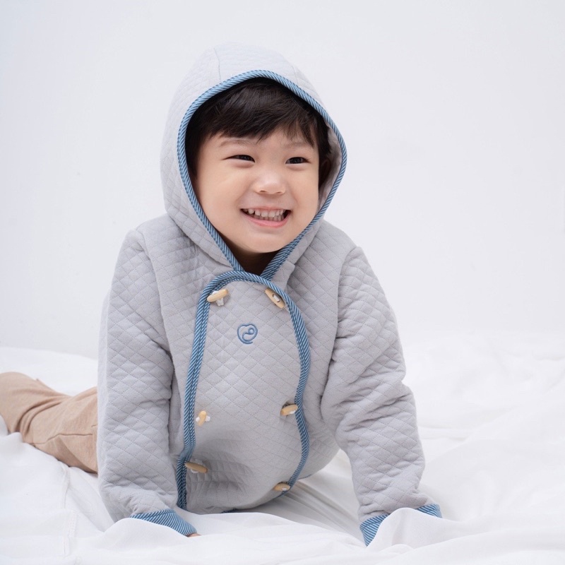 BU BABY Áo khoác có mũ - Kyomi Huggy thương hiệu Bu Baby cho bé