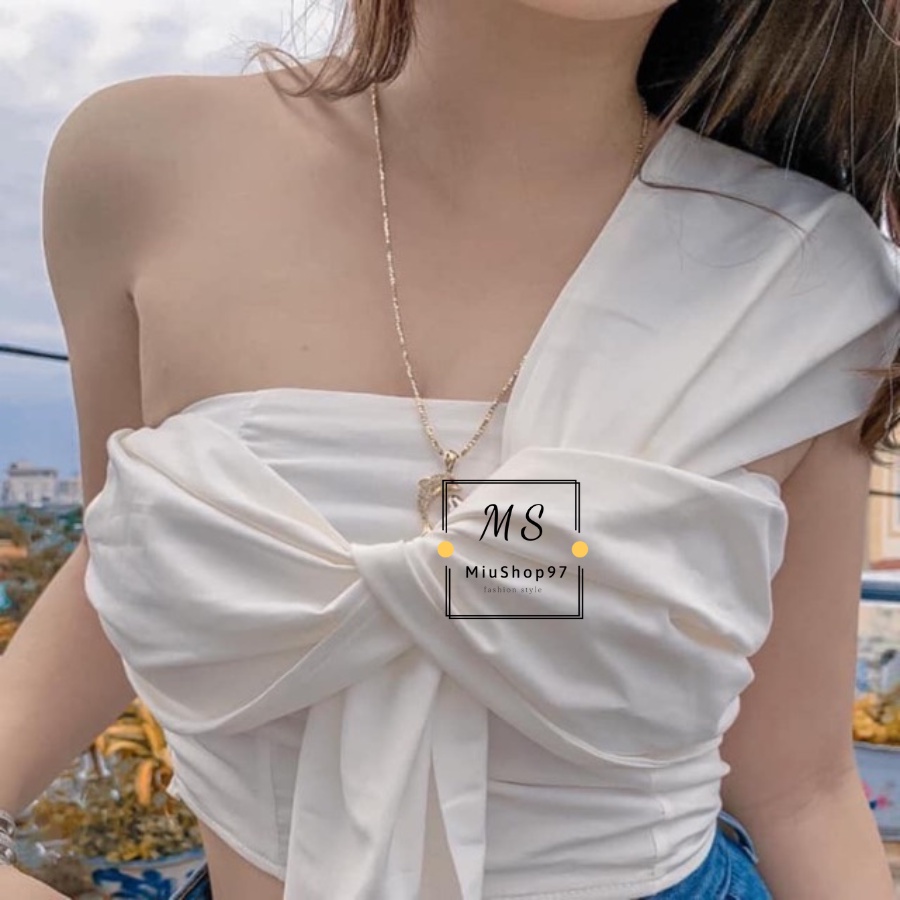 Áo CROPTOP Lệch 1 Bên Vai