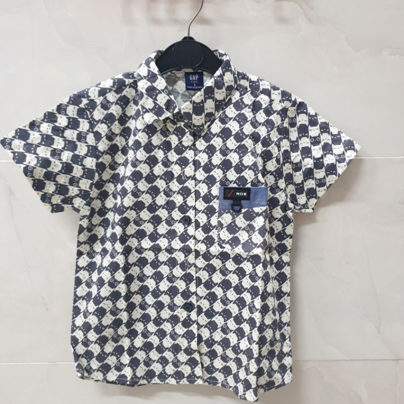 1 Áo sơ mi bé trai tay ngắn 1-8t  hàng sx bán shop