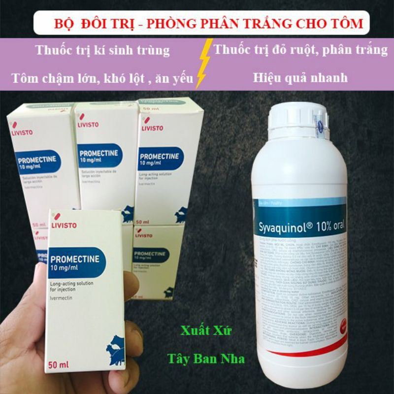 Thuốc Trị Kí Sinh Trùng Cho Tôm Cá Cảnh ,Chó Mèo-chậm Lớn,Ăn Yếu#PROMECTINE 50ml