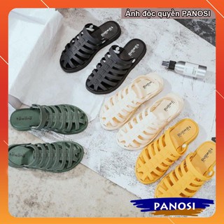 [Mã FASHIONFREE10 giảm 10K đơn 20K] Dép nữ kiểu sục rọ nhựa dẻo cao cấp 4 màu đẹp giá rẻ