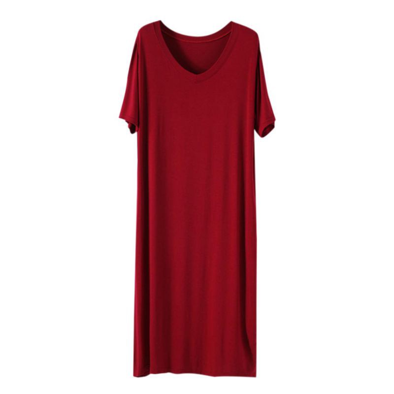 Đầm maxi phom rộng xẻ tà phong cách Hàn Quốc dành cho phái nữ | BigBuy360 - bigbuy360.vn