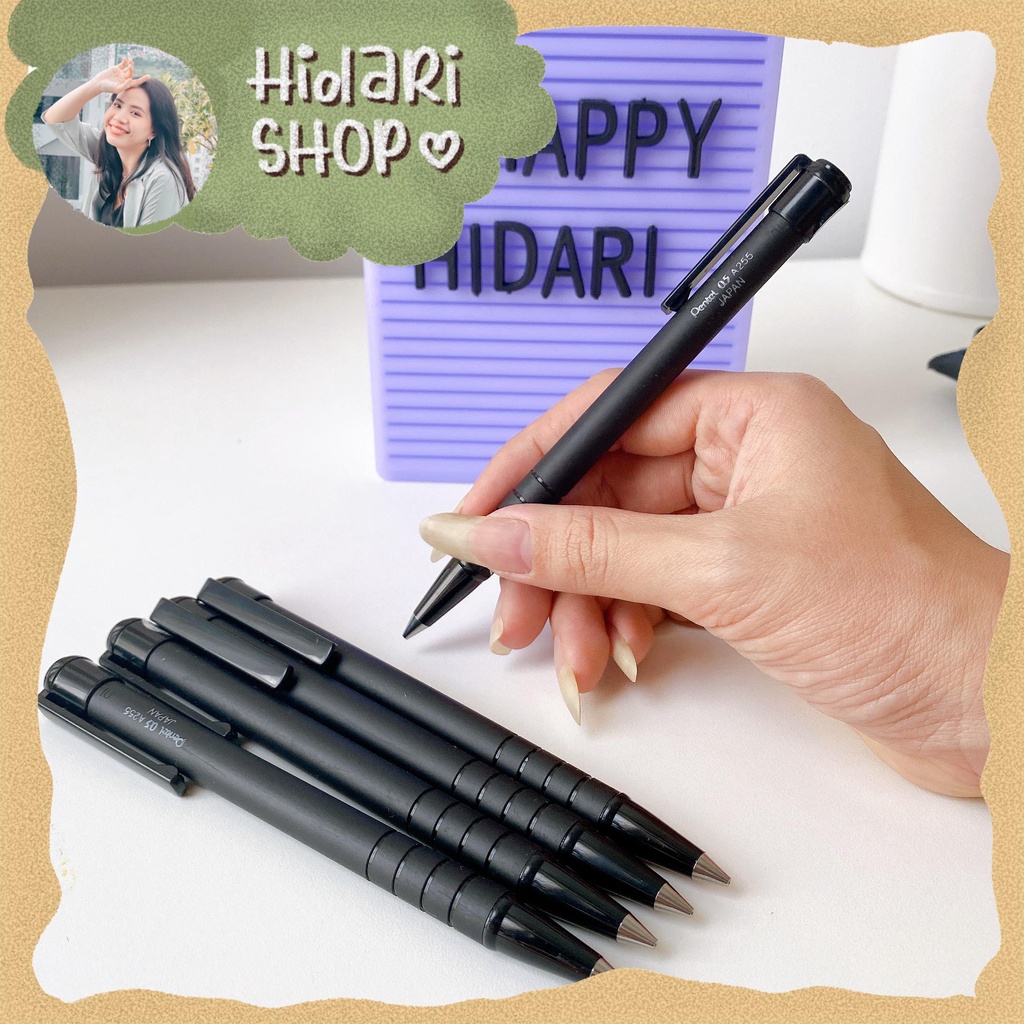 Bút Chì Bấm Pentel - Chì Bấm Ngòi 0.5mm -Hidari