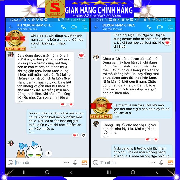 Serum huyết thanh xóa thâm nám tàn nhang đồi mồi dưỡng trắng da chính hãng Sennio hàn quốc cho nám chân sâu mảng đốm kem