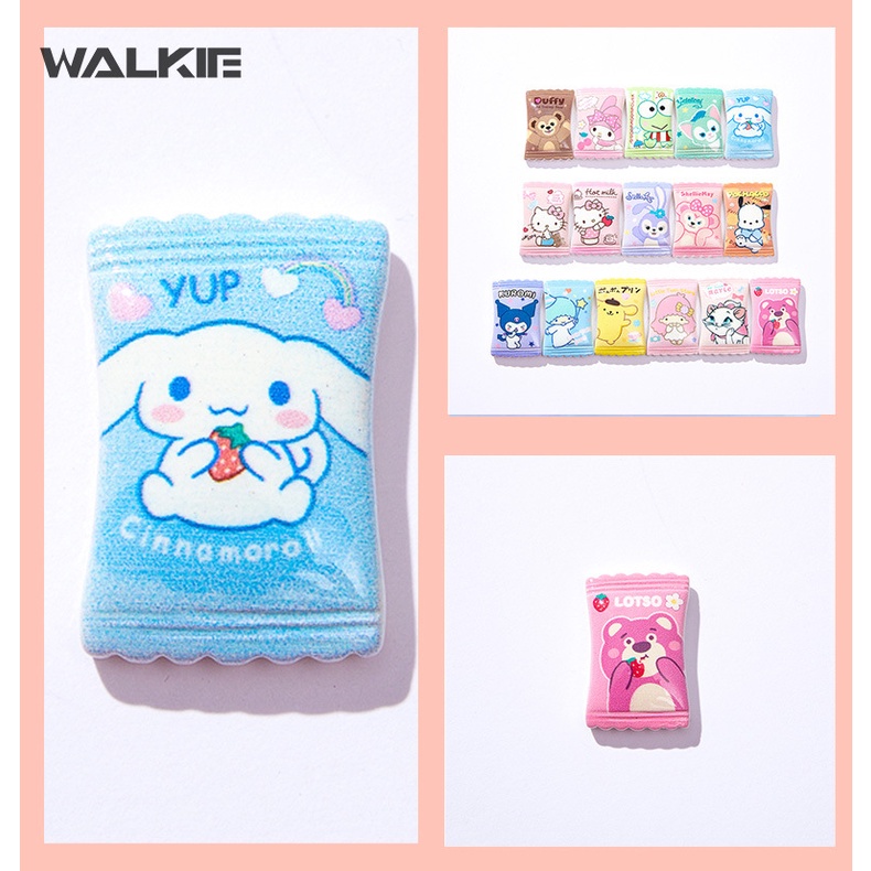 Ốp Điện Thoại Bằng Nhựa Resin Thân Thiện Với Môi Trường Hình Kuromi Cinnamoroll My Melody Đáng Yêu 14 Kiểu Cho Iphone