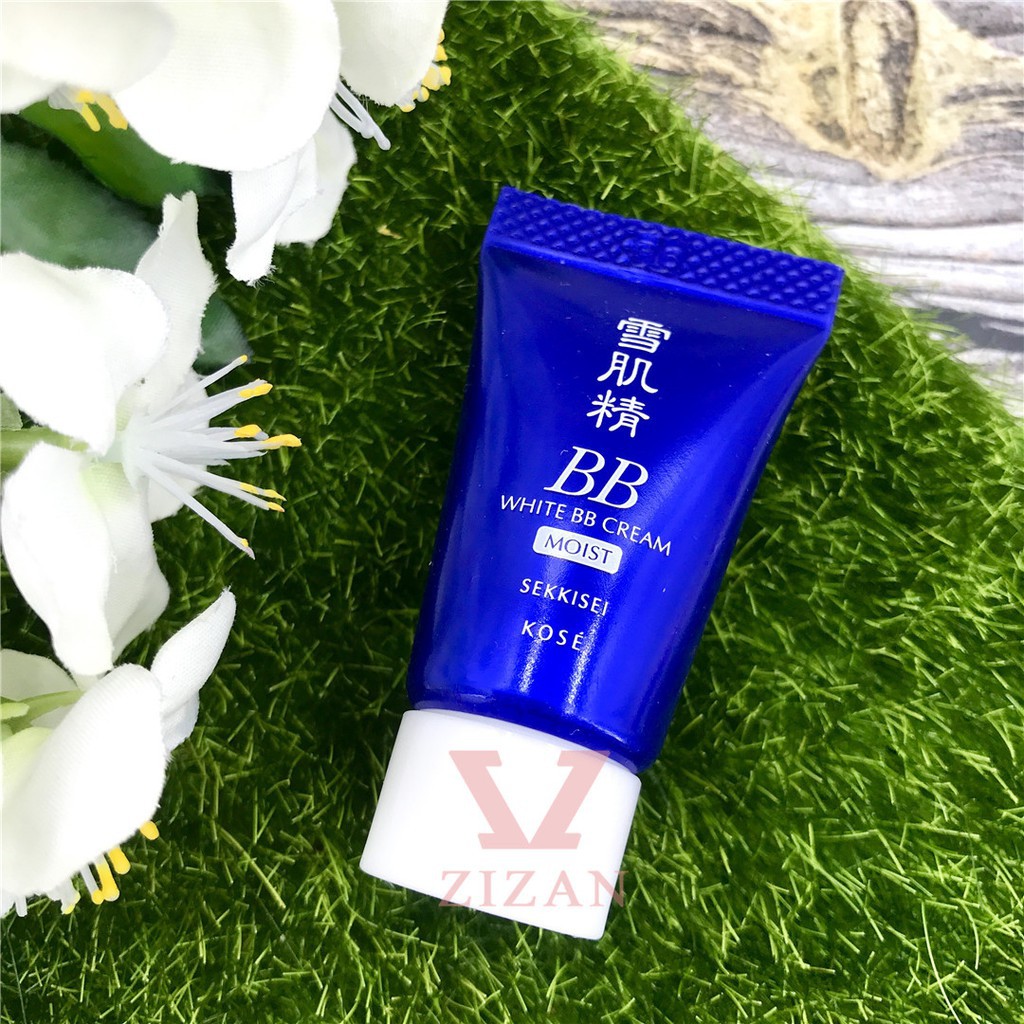 Kose Kem lót da khô BB Trắng da White BB Moist Cream Tone Sáng 01 SPF 40 PA+++ - 6g