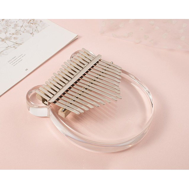 Đàn Kalimba Mặt Gấu Trong Suốt Chính Hãng Anca Music