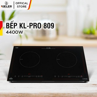 Bếp đôi điện từ Kieler KL-Pro 809 mặt kính Euro Kieler Platinum, Bếp điện từ có chế độ cảm ứng chống tràn 4400W