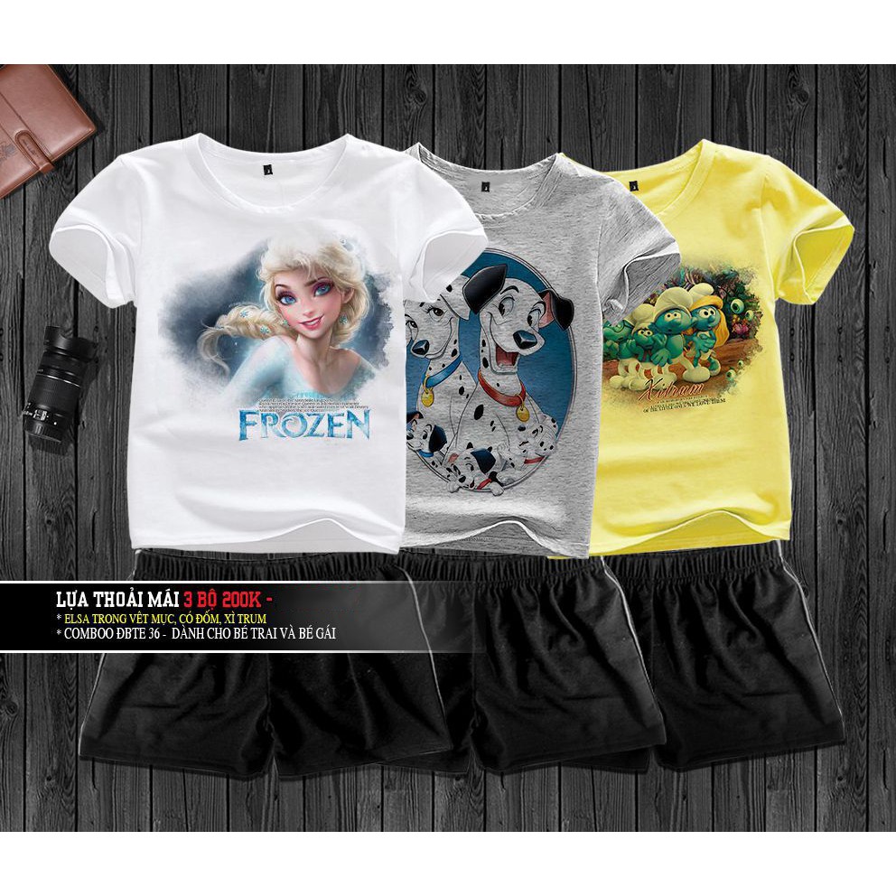 AQ ⚡️ Freeship ⚡️ - Cho Bé Yêu ❤️ Quần Áo Thời Trang Trẻ Em In Hình Mềm Mịn Cực Đẹp Trending 2020