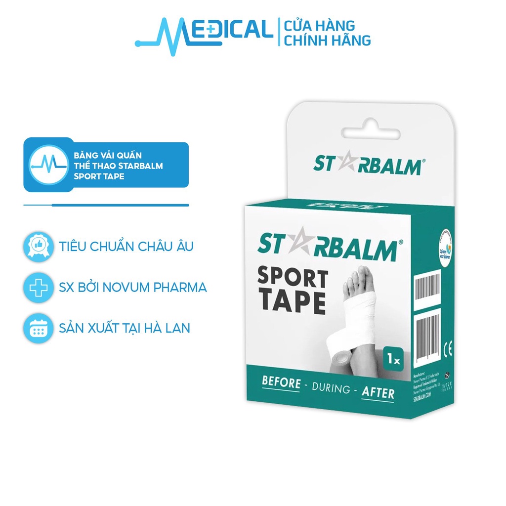 Băng vải quấn thể thao STARBALM Sport Tape hỗ trợ vận động - MEDICAL