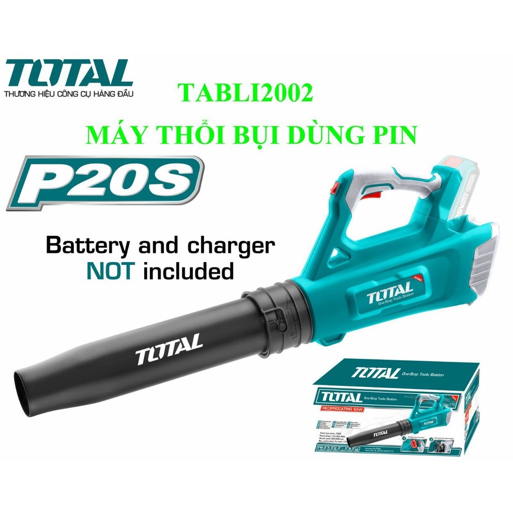 Máy thổi bụi dùng pin Lithium 20V Total TABLI2002