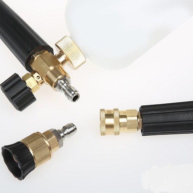 Đầu Béc Phun Rửa Xe Cao Áp,Hoá Chất Cho Máy Cao Áp 25 Độ Nối Nhanh 1/4
