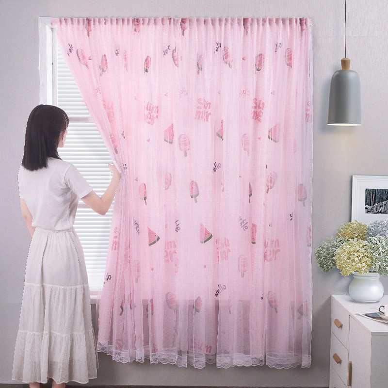 [MẪU ĐẸP] Rèm cửa dán tường 2 lớp, rèm cửa chống nắng dán tường, DECOR trang trí phòng khách phòng ngủ siêu đẹp