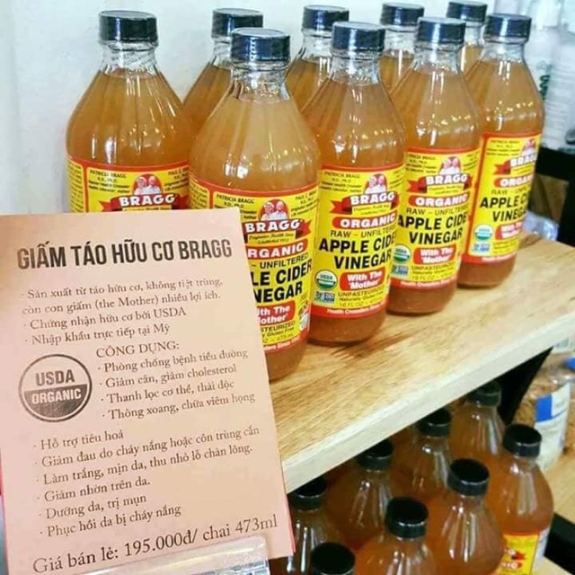 Dấm táo hữu cơ