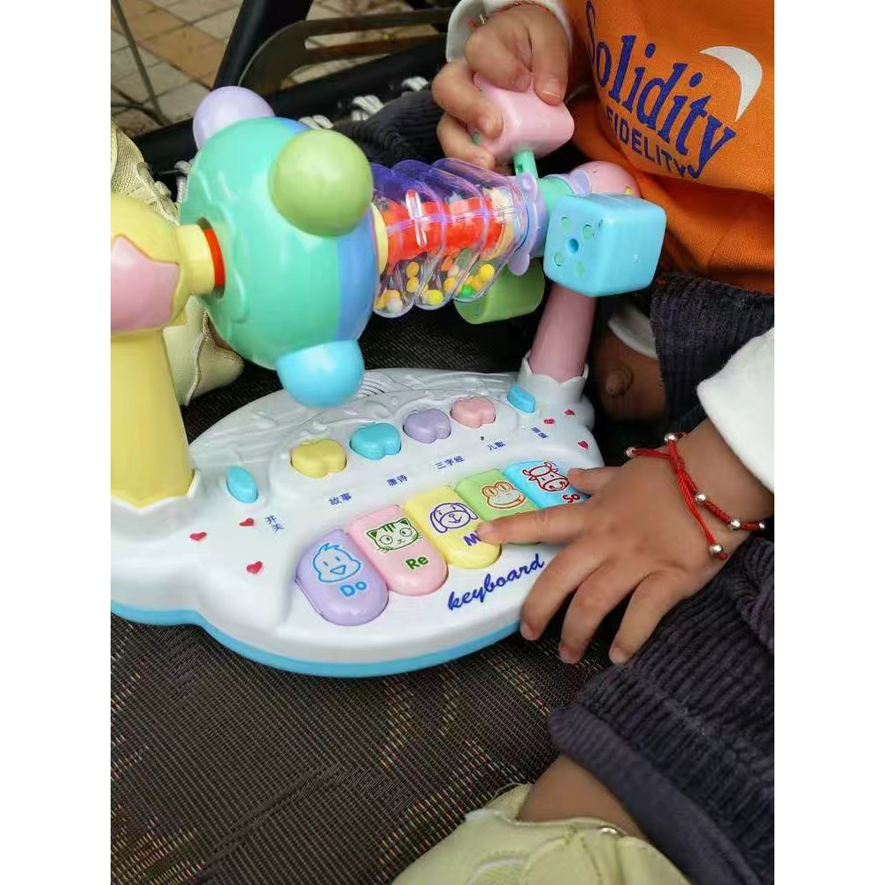 【ready stock】đồ chơi cho bé Đồ chơi Bàn phím điện tử Baby Nhạc đa chức năng Bàn phím Đồ chơi Trẻ em 0-3-6 tuổi Giáo dục sớm Câu chuyện đồ chơi Series 2