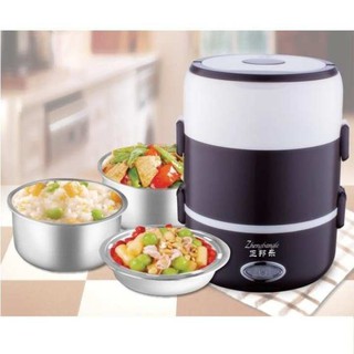 Hộp hâm nóng cơm 3 tầng inox