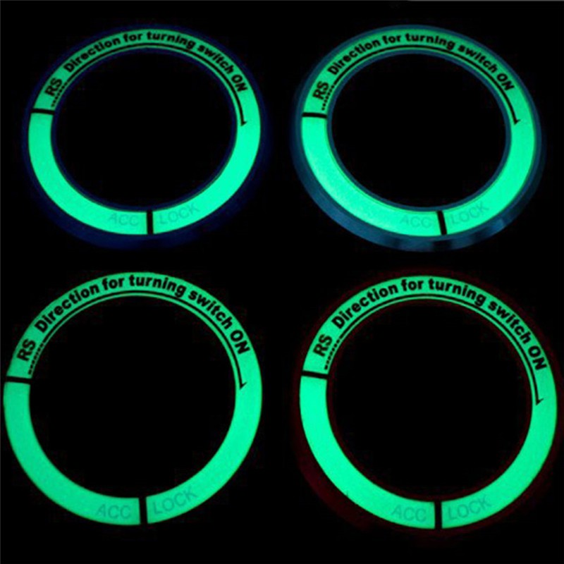 Vòng trang trí lỗ chìa khóa xe dạ quang với họa tiết Ford co xe hơi Chevrolet