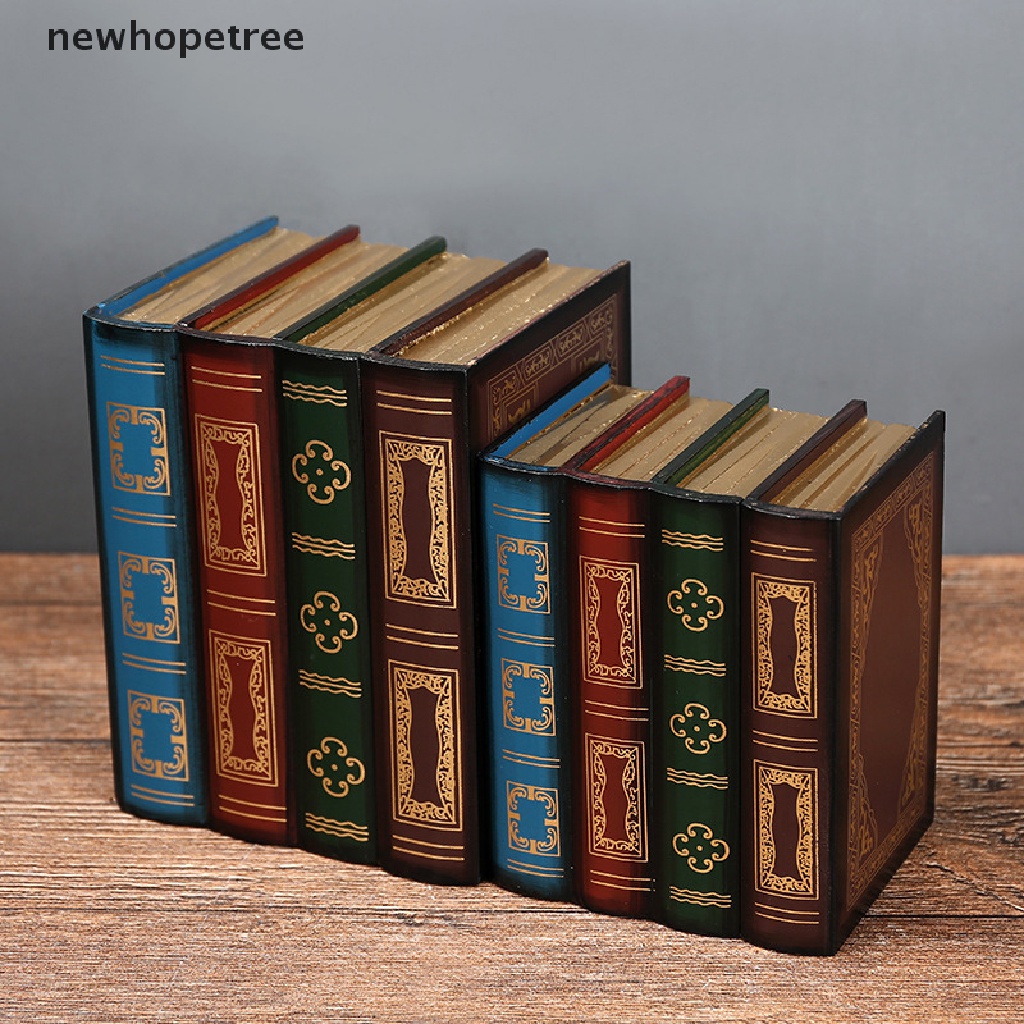 Kệ Sách Giả Trang Trí Phong Cách Retro Vintage