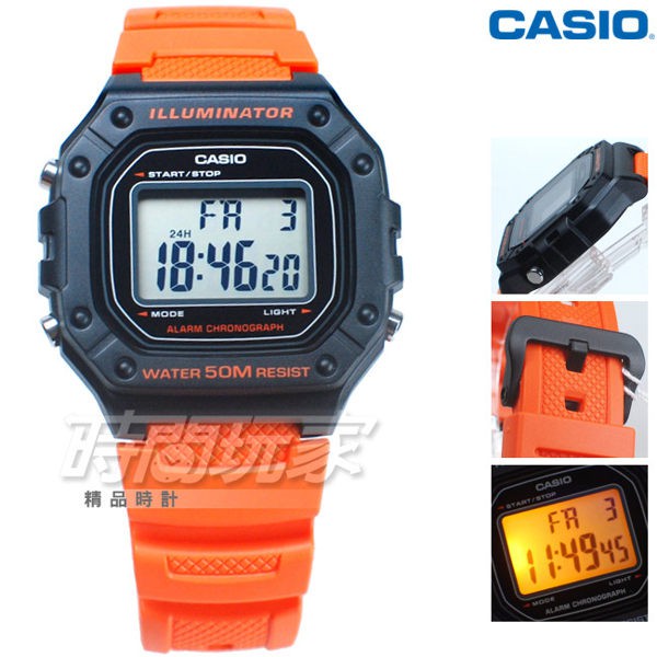 Đồng hồ nam Casio Anh Khuê W-218H-4B2VDF