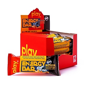 Hộp 12 Thanh Năng Lượng PLAY Vị Việt Quất Hạt Điều - PLAY Energy Bar Blueberry &amp; Cashew