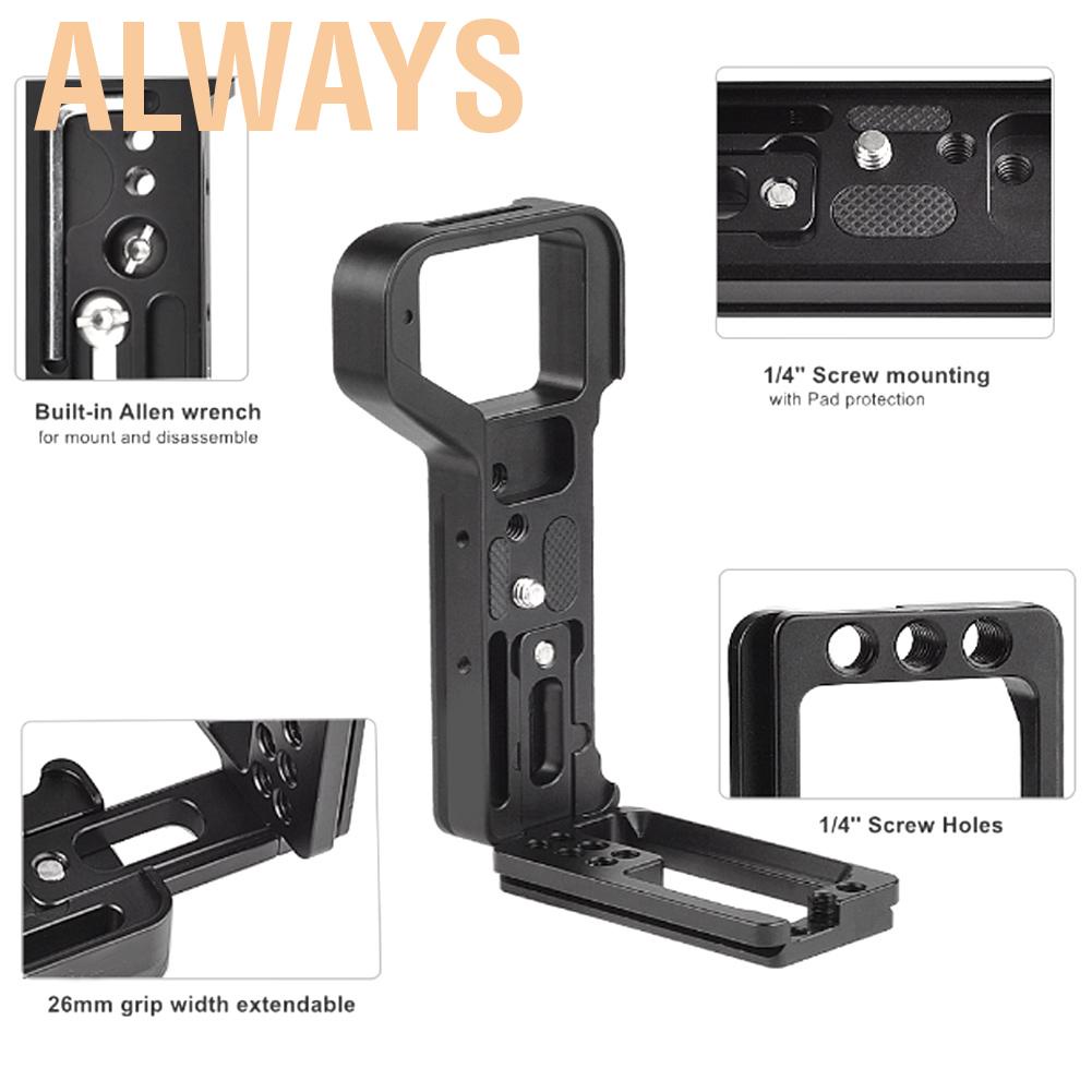 Giá đỡ chữ L bằng kim loại cho máy ảnh Sony A74 A7R4 A7M4 | BigBuy360 - bigbuy360.vn