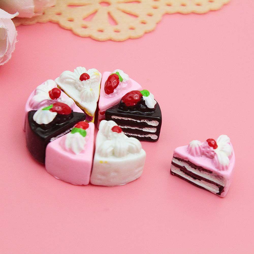 JARRED Đồ trang trí Bánh Ngọt Mini Trang Trí Nhà Búp Bê DIY