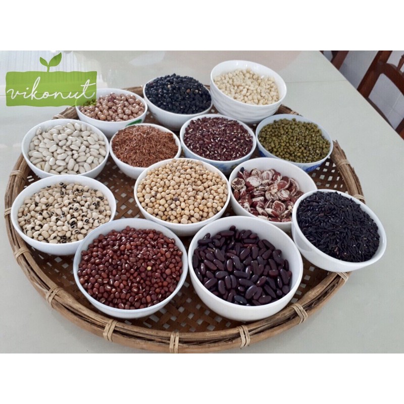 Ngũ cốc nguyên chất nhà làm gồm 13 loại đậu [500gr 250g] - không đường