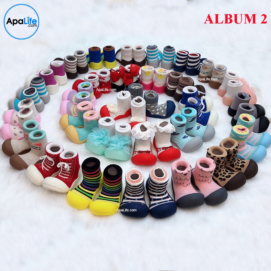 -Giày tập đi Attipas Hàn Quốc cho bé trai/ bé gái từ 1-2 tuổi, đế mềm, mang êm chân, tự tin, thoải mái.