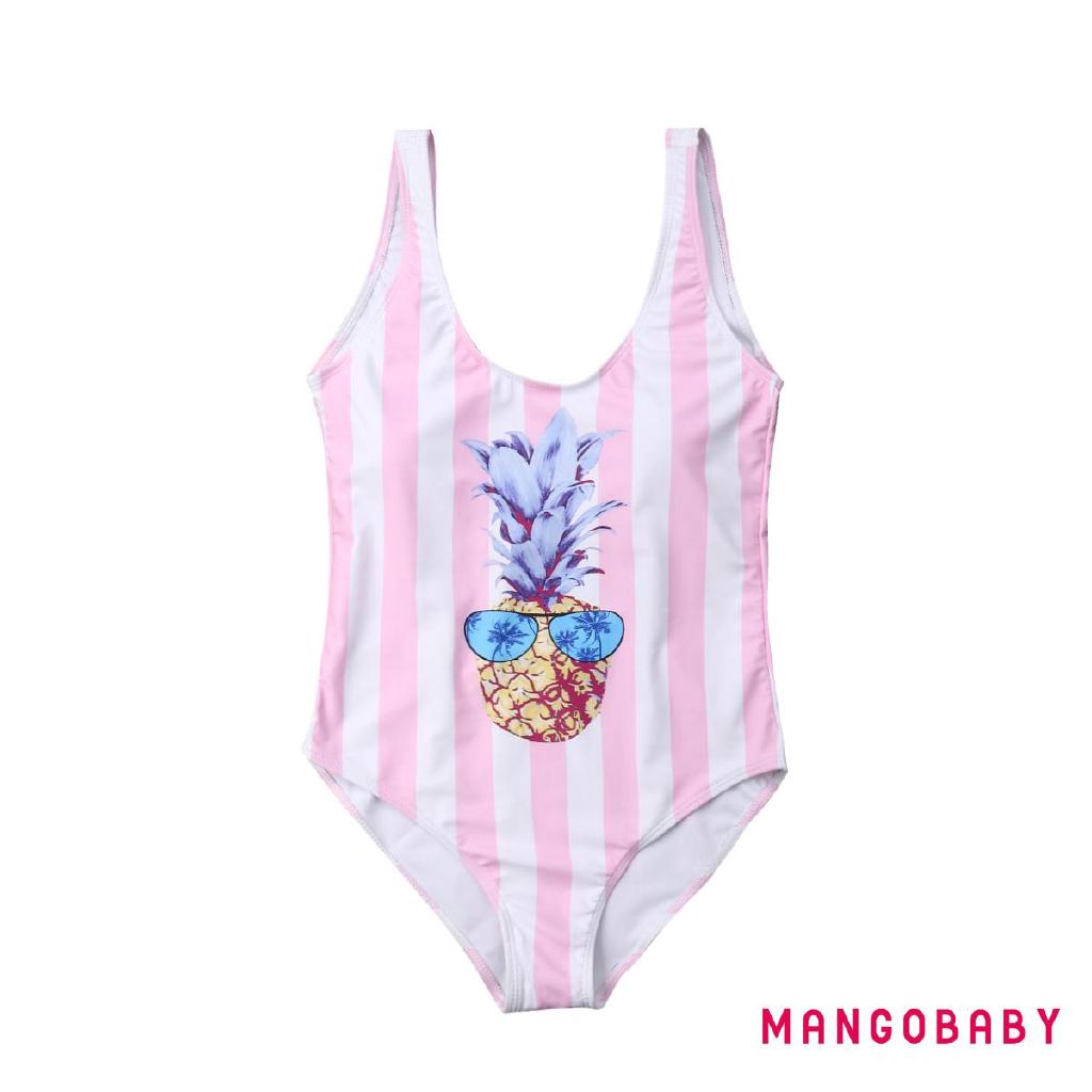 ☞Mg-gia Đình Phù Hợp Với Đồ Bơi Mẹ Con Gái Nữ Bé Gái Một Mảnh Bikini Đồ Bơi