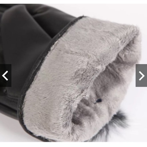 Găng tay da nữ chống lạnh mùa đông cảm ứng điện thoại mẫu xinh