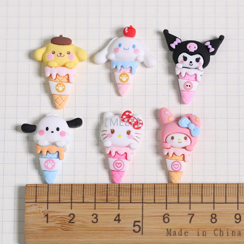 1 Túi Kem Sanrio Hoạt Hình Bằng Nhựa Resin DIY