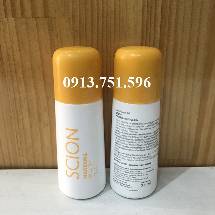 Lăn khử mùi cơ thể SCION 75ml Mỹ (mẫu mới)