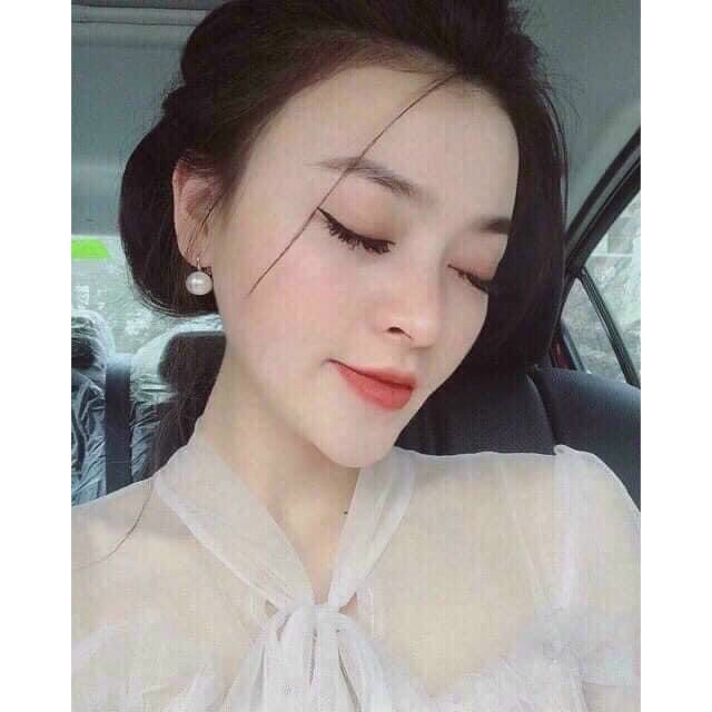 Bông Tai Ngọc Trai Nhân Tạo Phong Cách Hàn Quốc