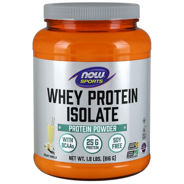 Whey Protein Isolate, Creamy Vanilla - Các axit amin có khả năng hấp thụ nhanh, dễ tiêu hóa cho người luyện tập 816 gram