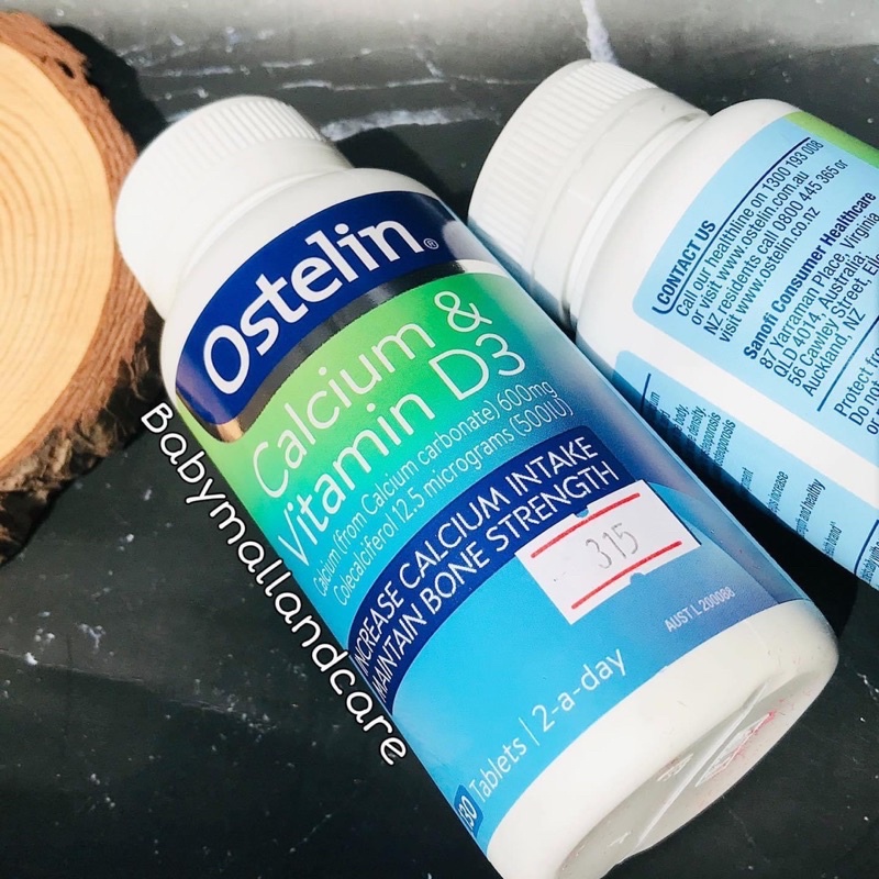 Viên Ostelin Canxi & Vitamin D3 dành cho trẻ 12y+  & Mẹ bầu