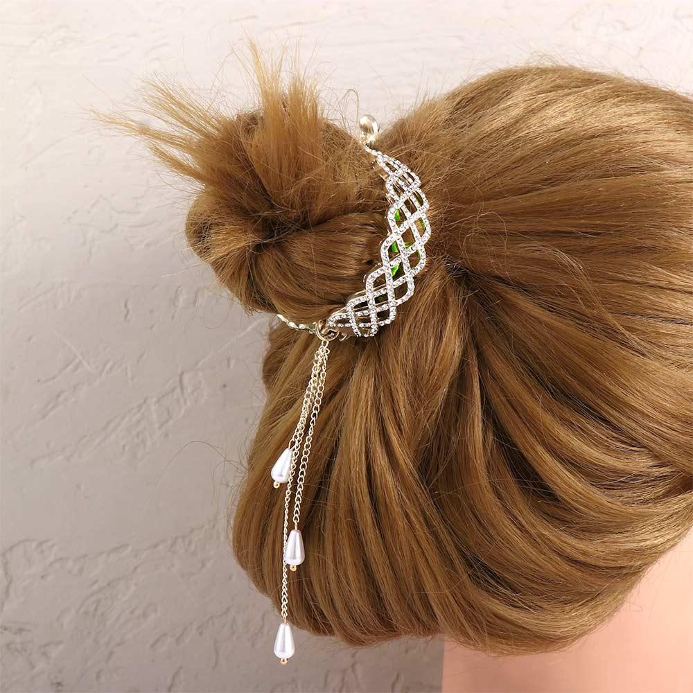 JARRED Kẹp TóC PhốI Tua Rua Sang TrọNg ThờI Trang Cho Nữ