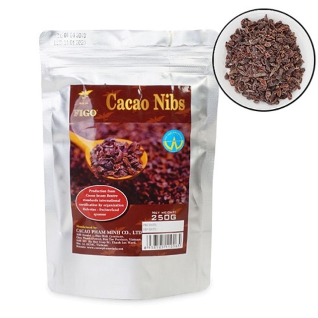 Cacao Nibs Figo (250g)