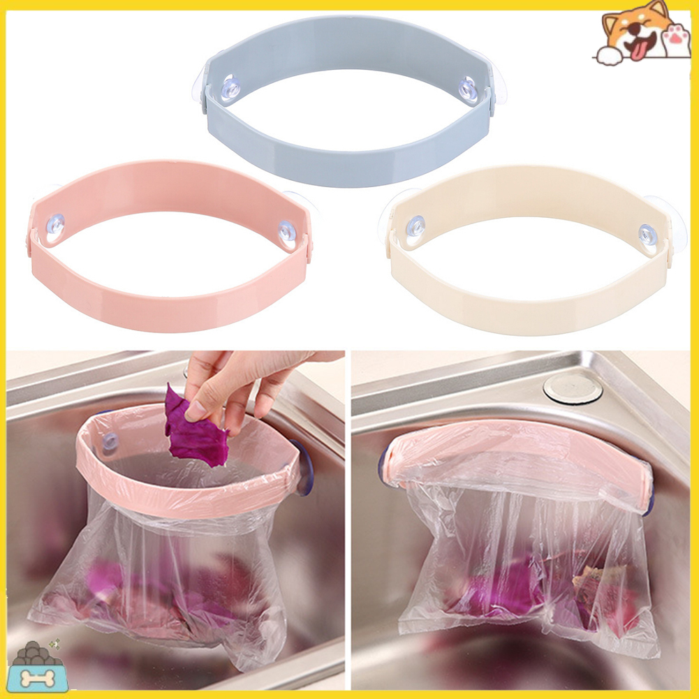 Giá đỡ bao rác có giác hút sáng tạo cho nhà bếp