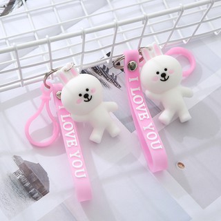 Móc khóa thỏ trắng cony mk13