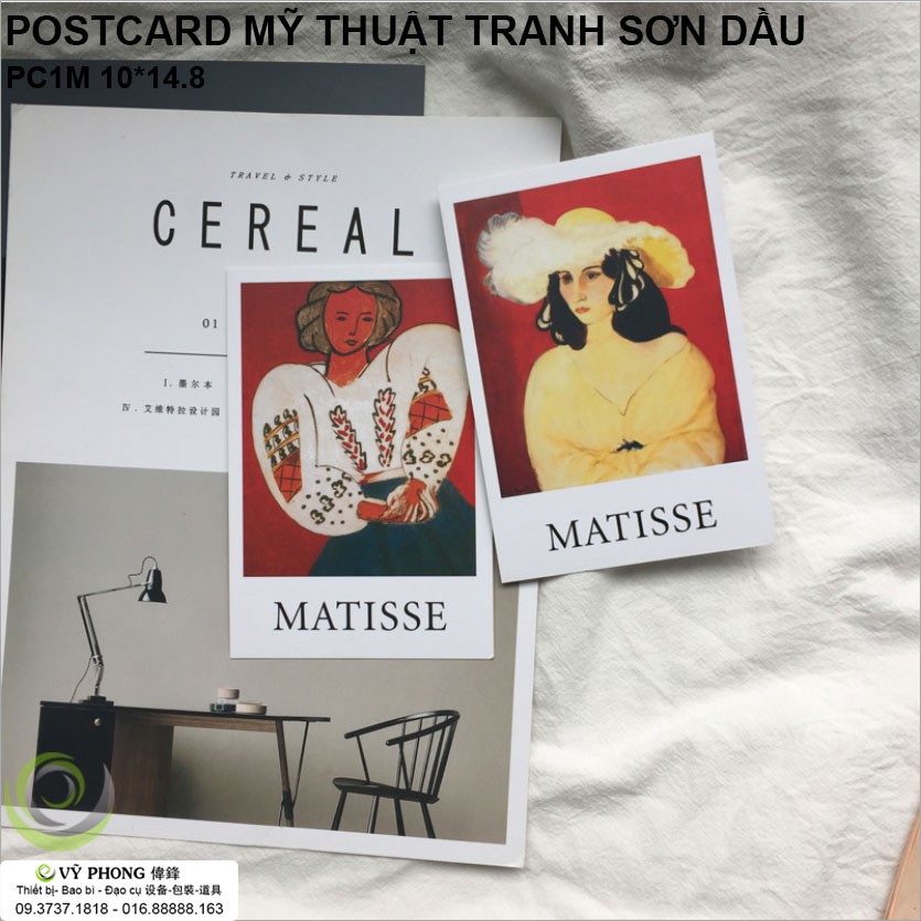 THIỆP CHỤP ẢNH POSTCARD 1 MẶT 10x14cm ĐẠO CỤ CHỤP HÌNH SẢN PHẨM PC1M10x14.8-01,2,3,4