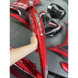Áo Exciter 150 đỏ candy đen tem Y15ZR