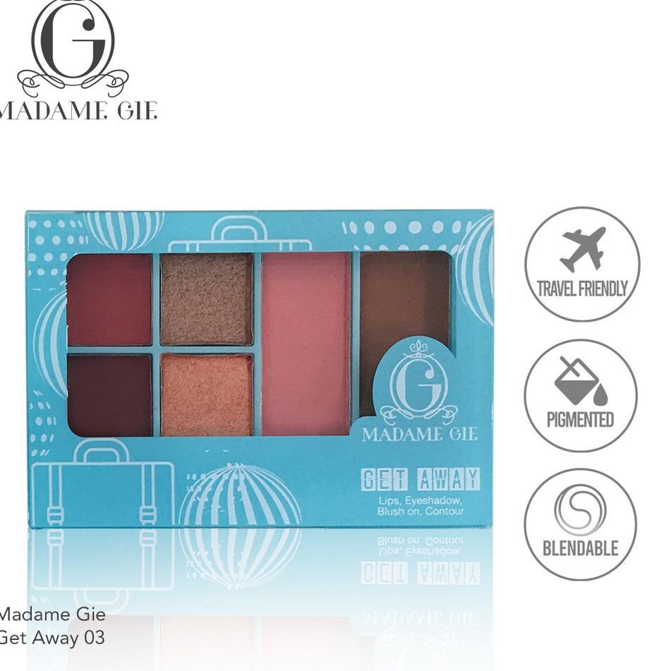 (hàng Mới Về) Bảng Phấn Trang Điểm Mặt Madame Gie Getaway | BigBuy360 - bigbuy360.vn