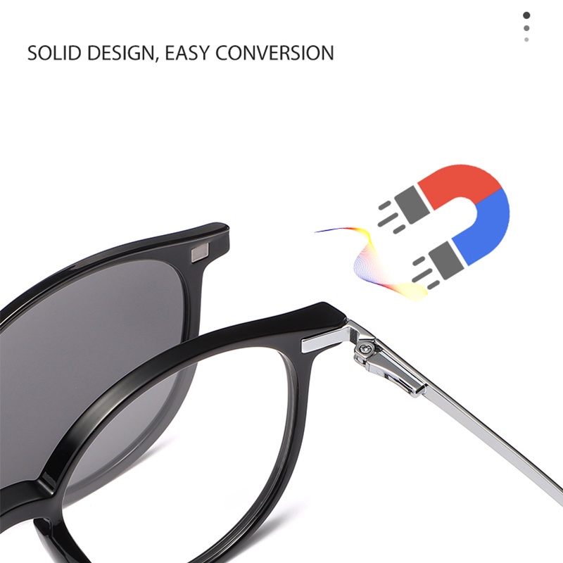 Mắt kính VIENDO gọng tròn chống tia UV400 thời trang cho nam nữ (cắt kính cận theo yêu cầu)
