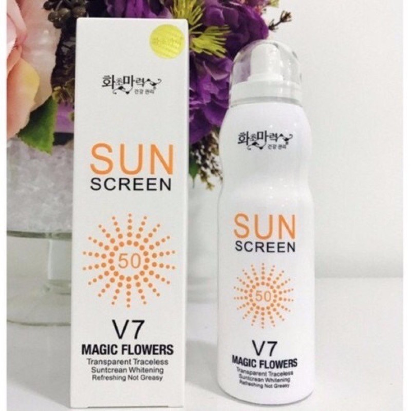 Kem chống nắng V7 Sunscreen Magic Flower SPF 50