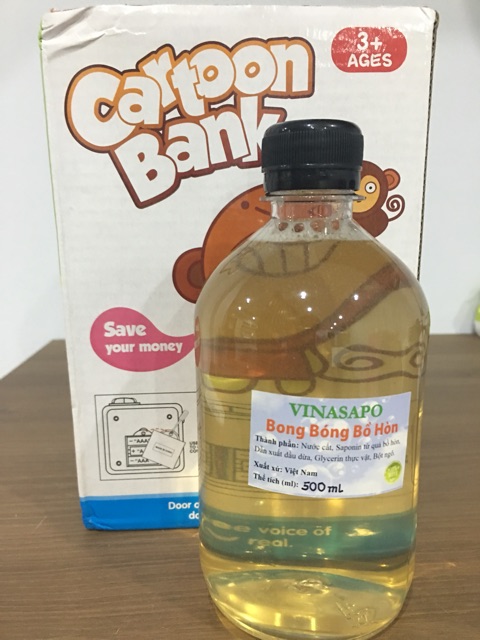 500ml Dung dịch thổi bong bóng xà phòng từ quả bồ hòn (Soapnut bubble solution for kids)