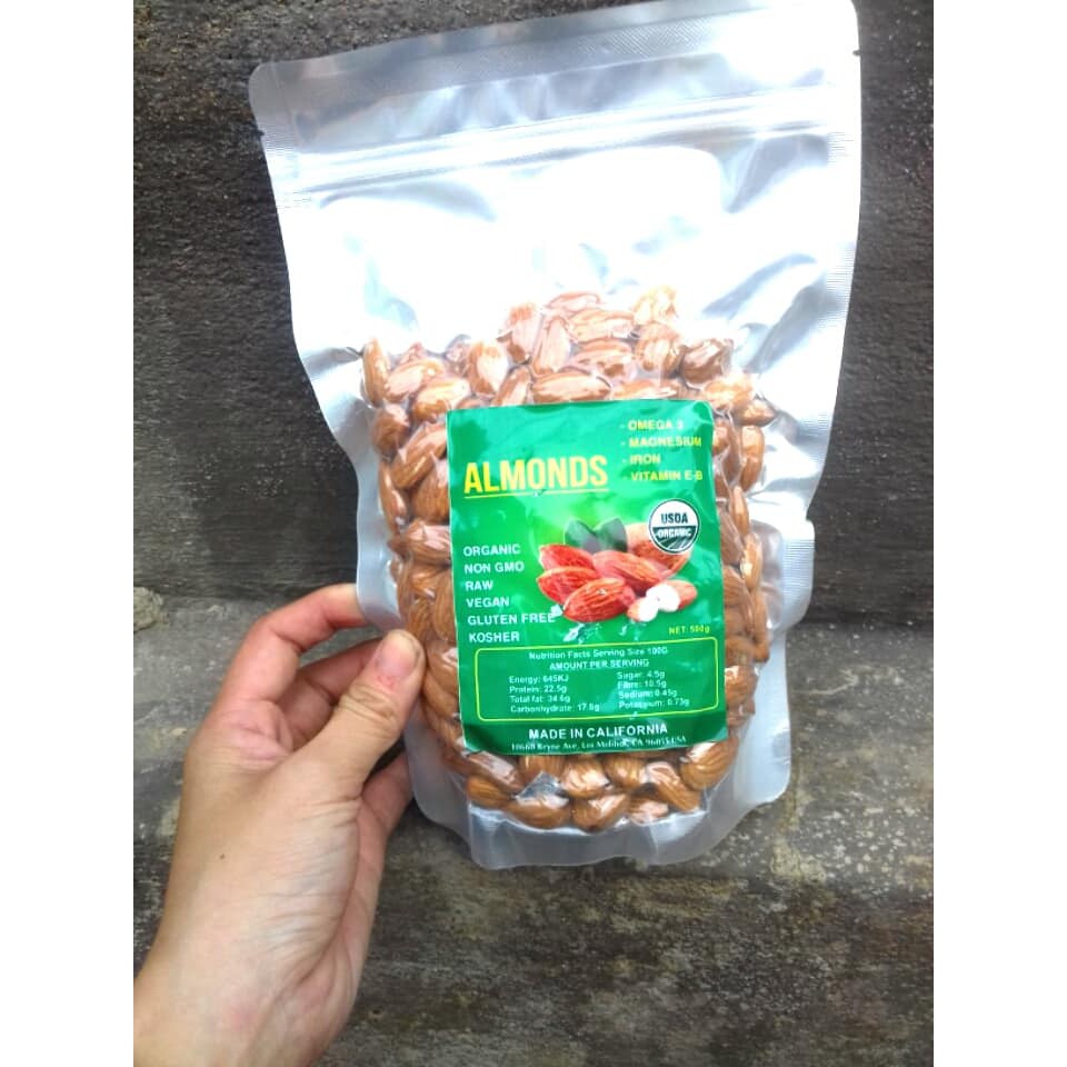 Hạnh nhân sống -500gr