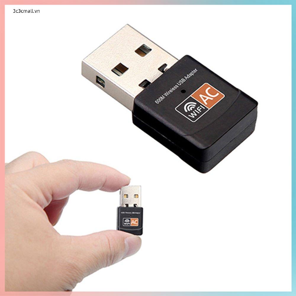 ✨chất lượng cao✨AC600M Mini 600Mbps 2.4G/5G Dual Band Wireless USB Adapter WiFi Dongle